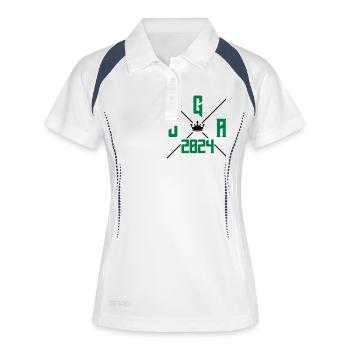 Journée du Bachelor 2024 - Polo respirant Femme - blanc/marine - Devant