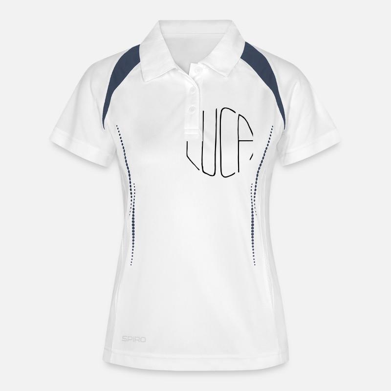 Luca - Women's Polo breathable - white/navy