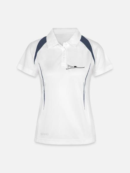 Glider glider glide gift - Women's Polo breathable - white/navy