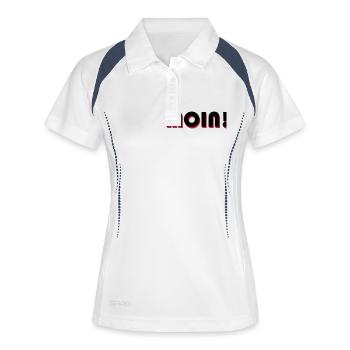 Moin - Frauen Polo atmungsaktiv - Weiß/Navy - Vorne