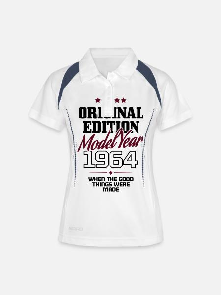 Original Edition - Model Year 1964 - Women's Polo breathable - white/navy