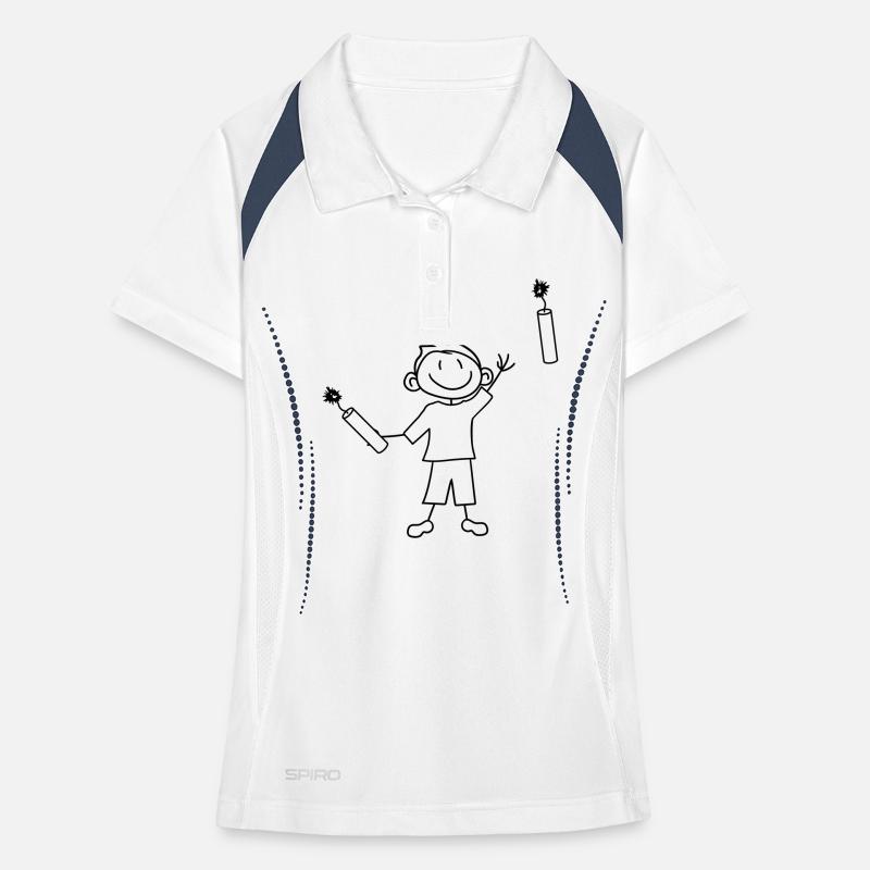 tnt dynamit nitro kuender bombe werfen explosion a Frauen Polo atmungsaktiv