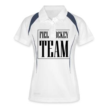 Field Hockey Team - Women's Polo breathable - white/navy - Front
