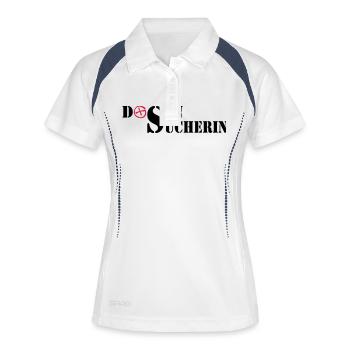 Dosensucherin - 2colors - 2011 - Women's Polo breathable - white/navy - Front