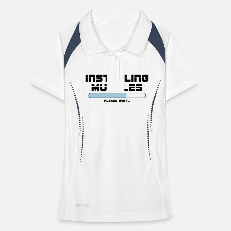 Installing Muscles Polo respirant Femme