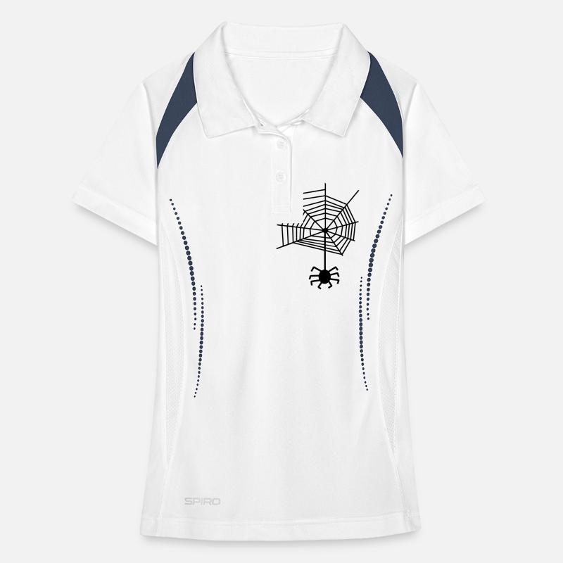 Spider web spiderweb Spider Women's Polo breathable