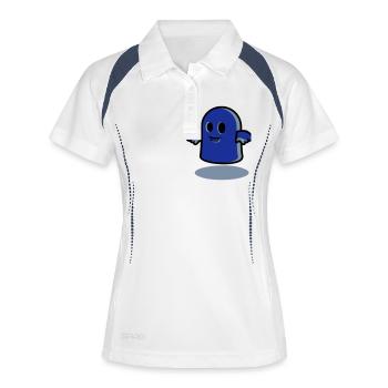 Little Ghost at Midnight - Women's Polo breathable - white/navy - Front