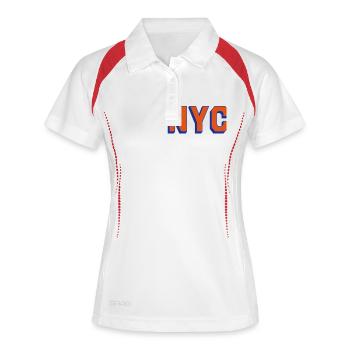 NYC 2 - Polo respirant Femme - blanc/marine - Devant