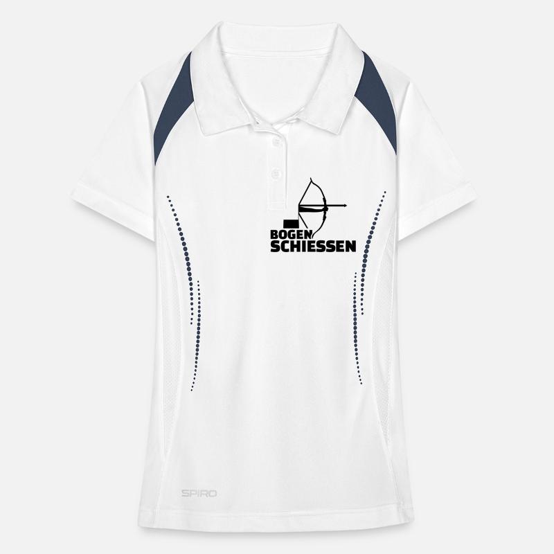 Bogenschießen Frauen Polo atmungsaktiv