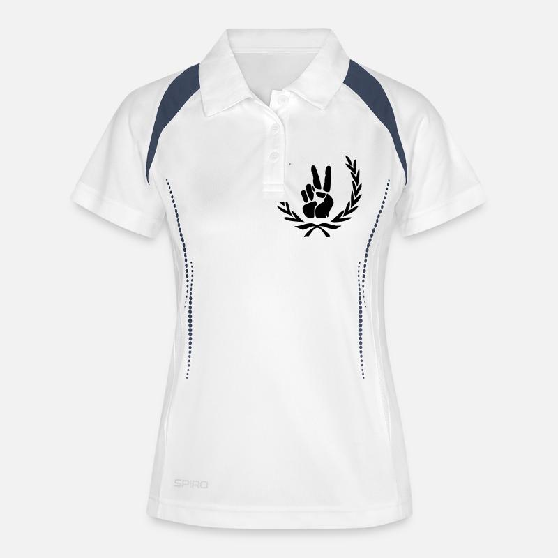 Winners / First / Winner - Women's Polo breathable - white/navy