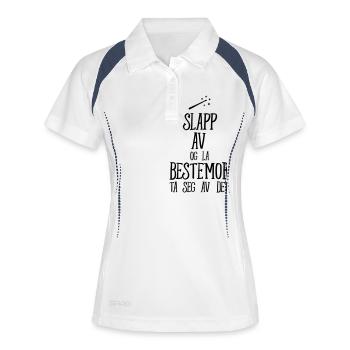 Slapp Av Og La Bestemor Ta Seg Av Det - Women's Polo breathable - white/navy - Front