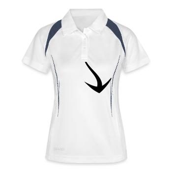 arrow - Polo respirant Femme - blanc/marine - Devant