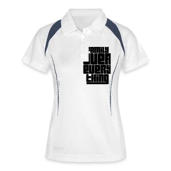 Family Over Everything - Women's Polo breathable - white/navy - Front