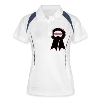 Meilleur papa - Polo respirant Femme - blanc/marine - Devant