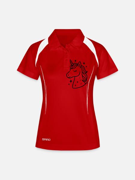 The Enchanted Unicorn - Women's Polo breathable - white/navy