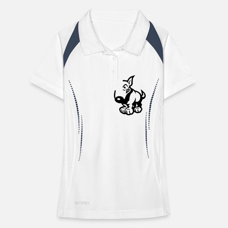 comic_dog Women's Polo breathable