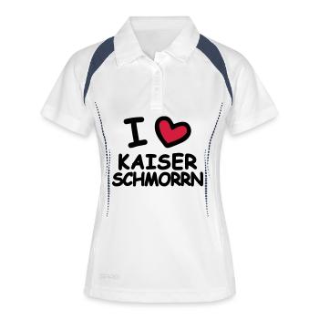 J’adore Kaiserschmorrn - Polo respirant Femme - blanc/marine - Devant