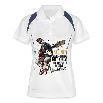 All Men Rock Bass Hero - Women's Polo breathable - white/navy - Front
