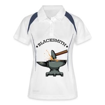 Forge Spark Power - Women's Polo breathable - white/navy - Front