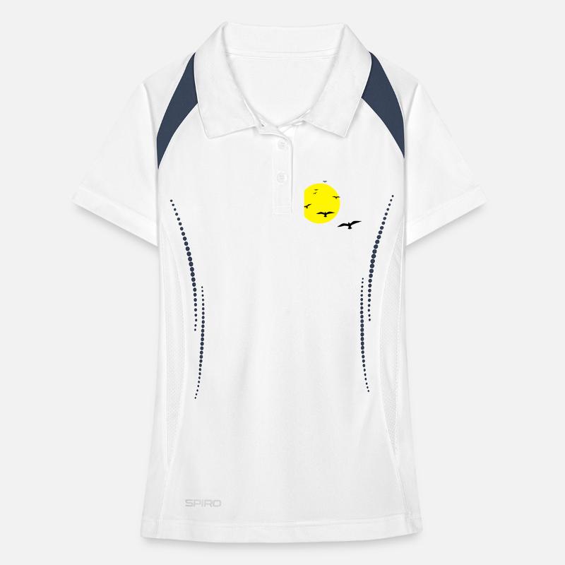Abendflug Frauen Polo atmungsaktiv