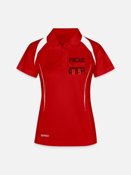 Love someone with Autism - Women's Polo breathable - white/navy