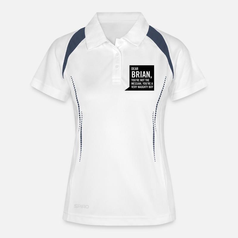Dear Brian... - Women's Polo breathable - white/navy