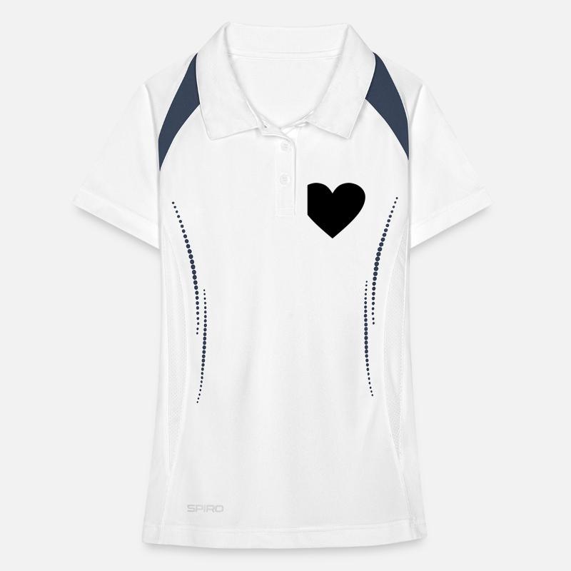 Black Heart Awesomeelement Women's Polo breathable