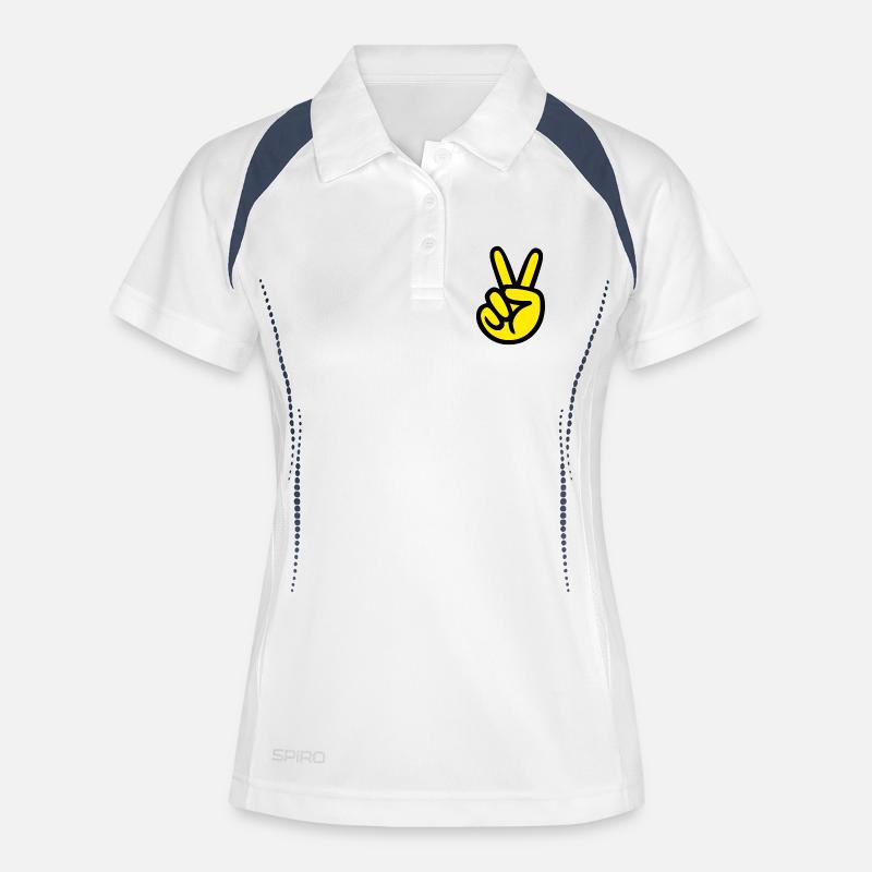 Victory - Women's Polo breathable - white/navy
