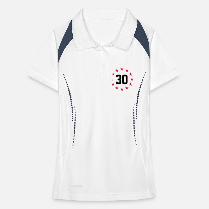 Dreißigsten Geburtstag Frauen Polo atmungsaktiv