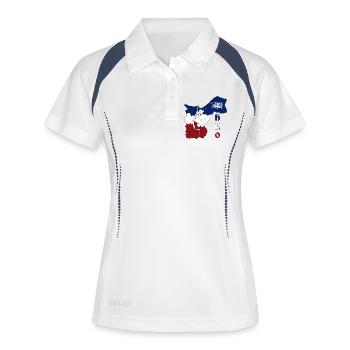 Rostock Outline HRO - Polo respirant Femme - blanc/marine - Devant