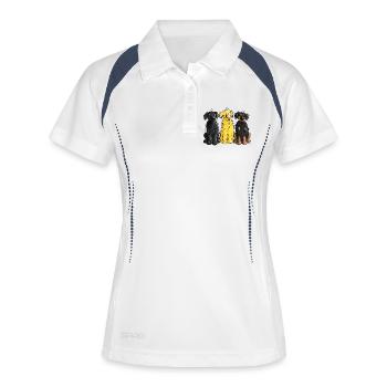 Hovawart – Hovi – Dog – Shirt Design - Women's Polo breathable - white/navy - Front