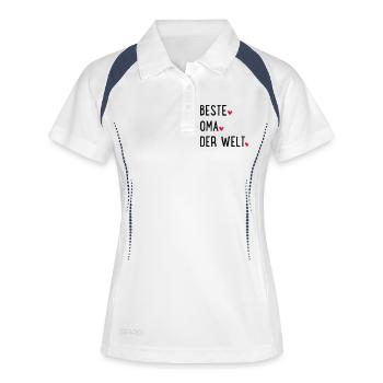 Best Grandma - Women's Polo breathable - white/navy - Front