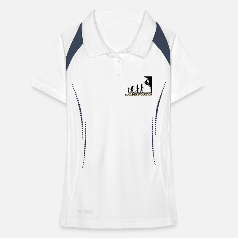 Boulder Evolution sortilège d'alpinisme Polo respirant Femme