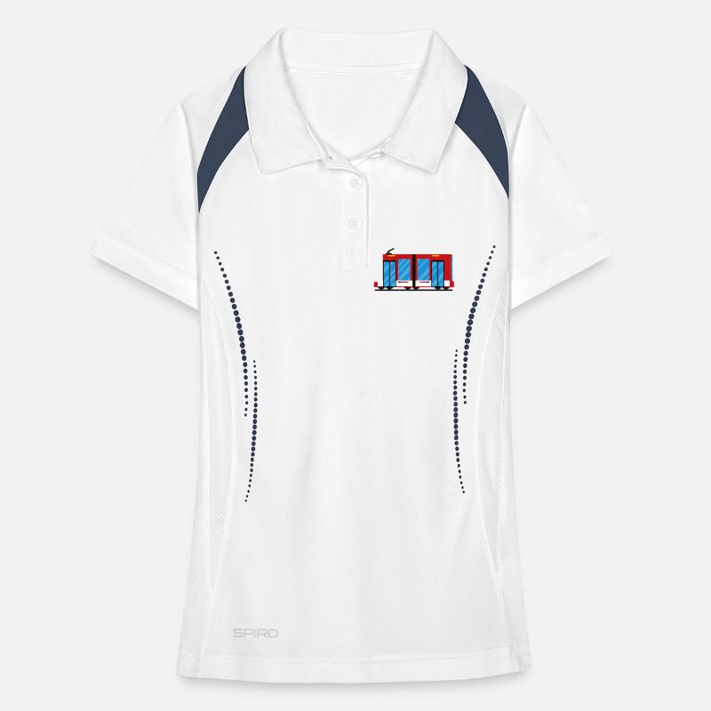 Tram tram train Polo respirant Femme