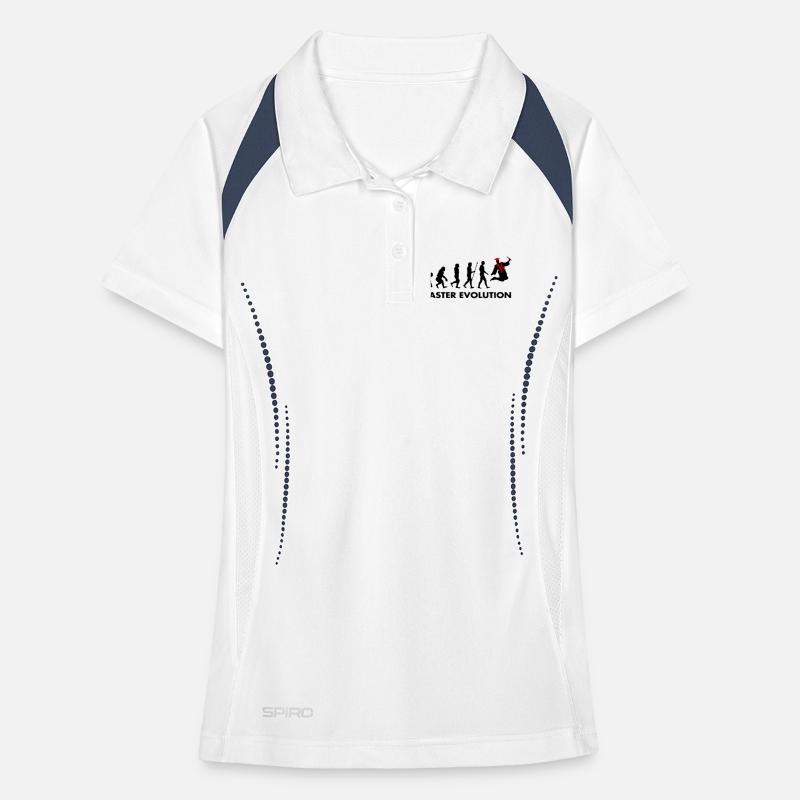 Master evolution exam passed school graduation Women's Polo breathable
