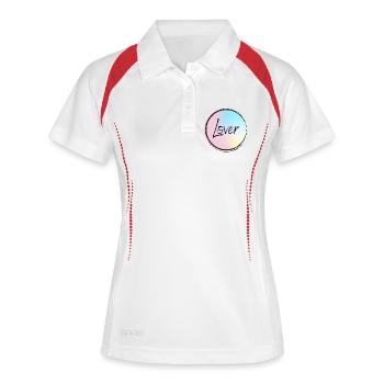 Lover - Women's Polo breathable - white/navy - Front
