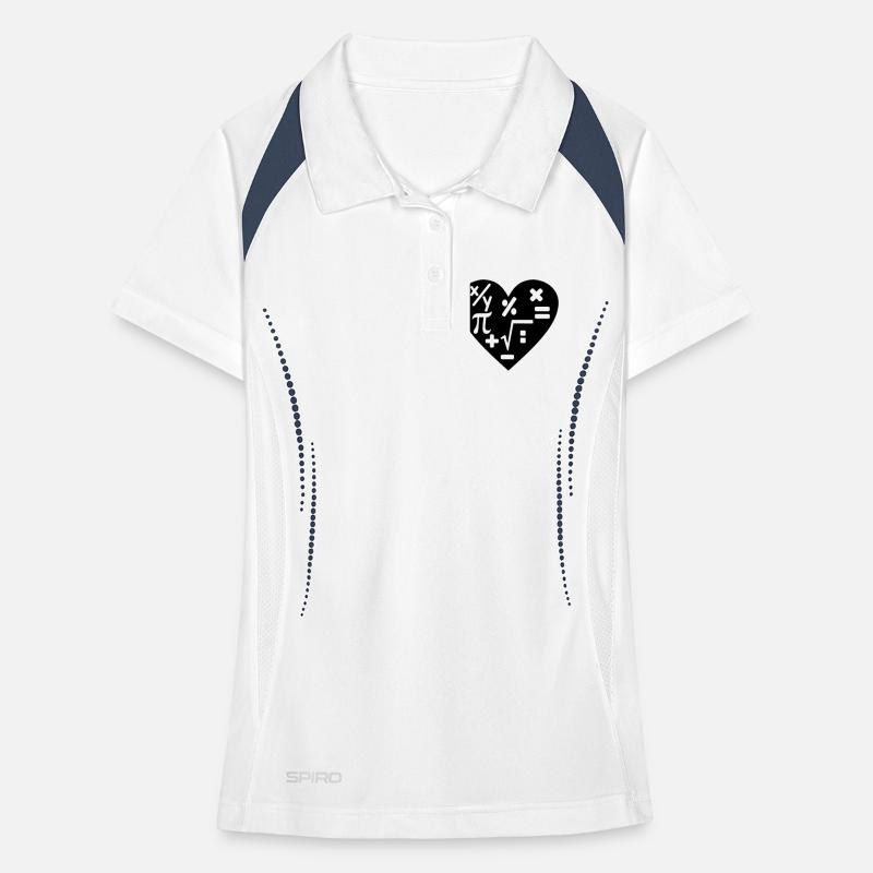 Math arithmetic Women's Polo breathable