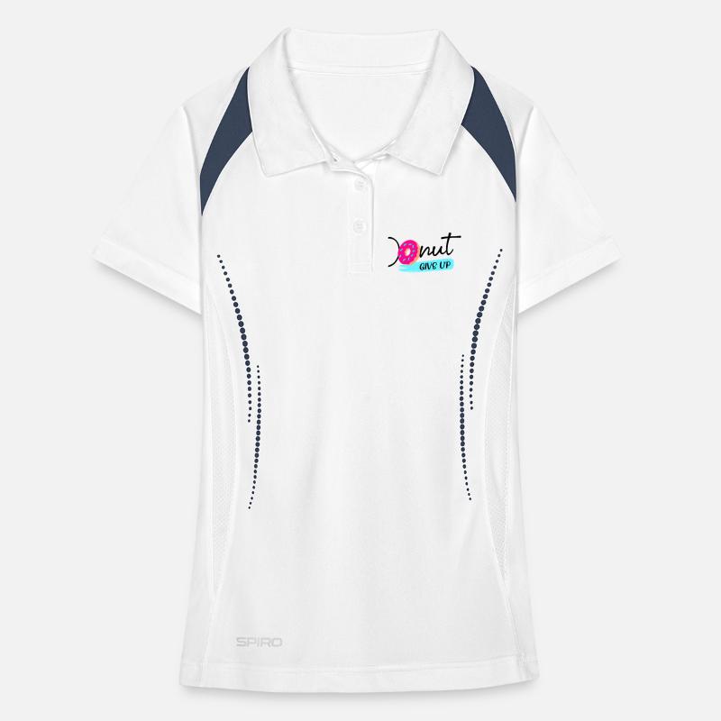 Donut Sweets Statement Snacking Délicieux Polo respirant Femme