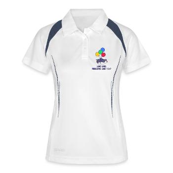 Animal Penguin Humorous Statement Balloon Bird - Women's Polo breathable - white/navy - Front