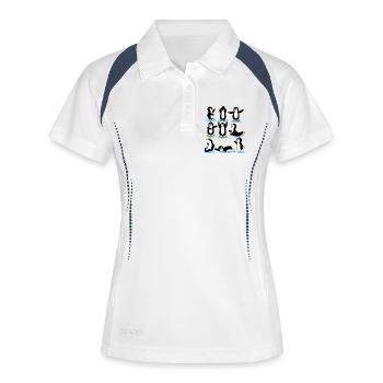 Cool Ice Skating Penguin Arctic Ice Animal Bird - Women's Polo breathable - white/navy - Front