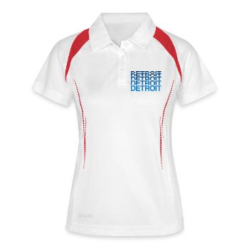 Detroit Blue Replay - Women's Polo breathable - white/navy - Front