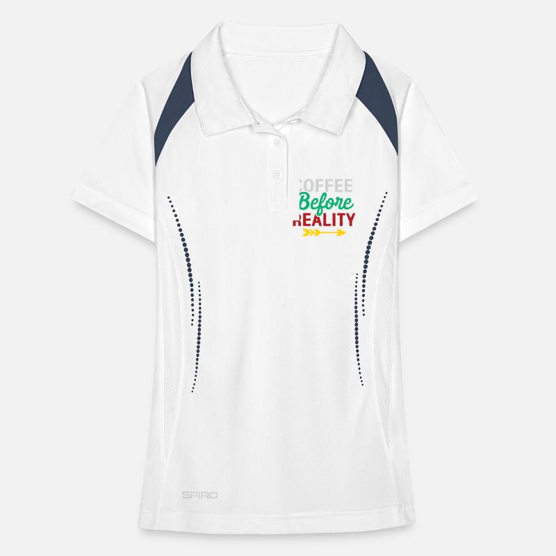 Coffee Before Reality Women's Polo breathable