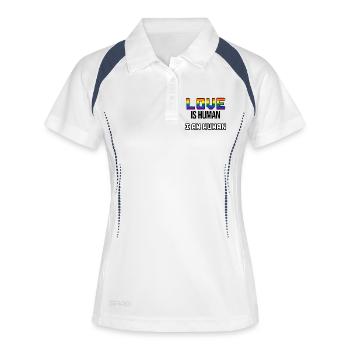 Lgbt Equality Statement Gay Relationship - Women's Polo breathable - white/navy - Front