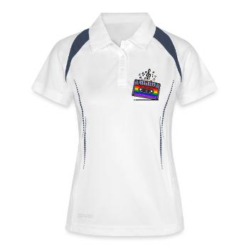 Lgbt Sexuality Cool Rainbow Equality - Women's Polo breathable - white/navy - Front