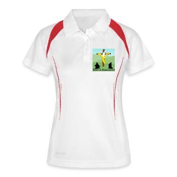 Jesus of Bananazareth - Women's Polo breathable - white/navy - Front