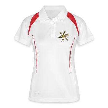 Trumpets | Trumpet star - Women's Polo breathable - white/navy - Front