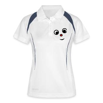 HUMOR. QUOTATION. MESSAGE. RETIREMENT. ANNIVERSARY. - Women's Polo breathable - white/navy - Front