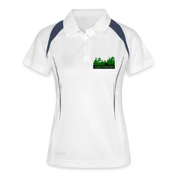 Garde forestier - Polo respirant Femme - blanc/marine - Devant