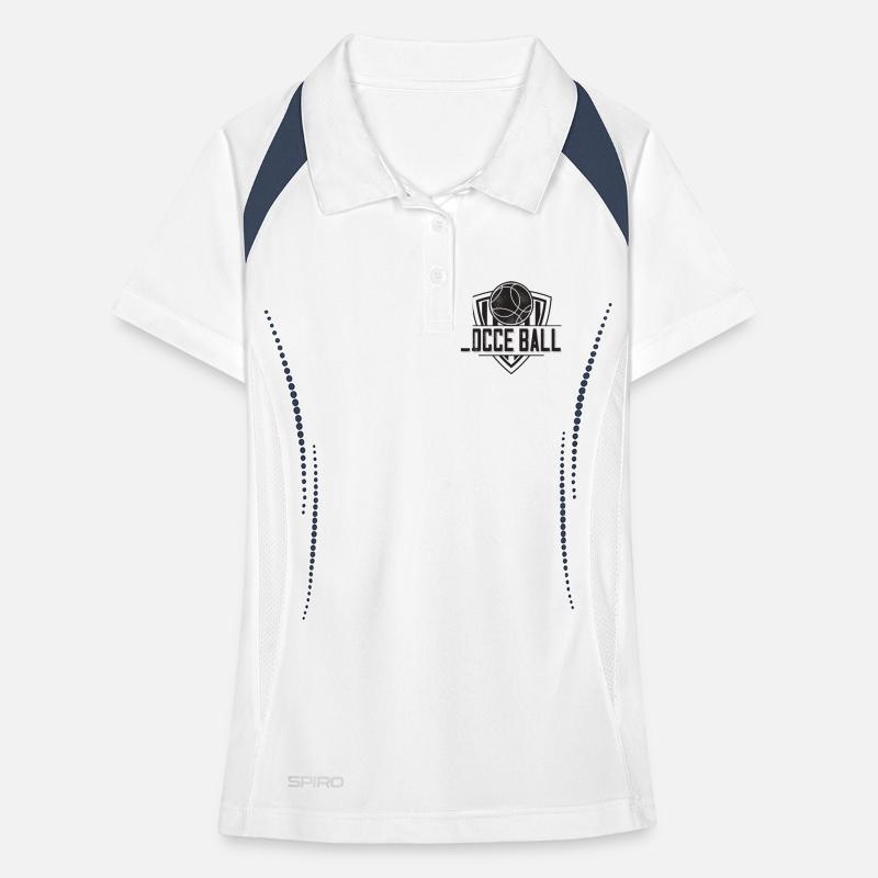 Bocce Saying Bocce Ball avec Jack Bocci Game Bocce Polo respirant Femme