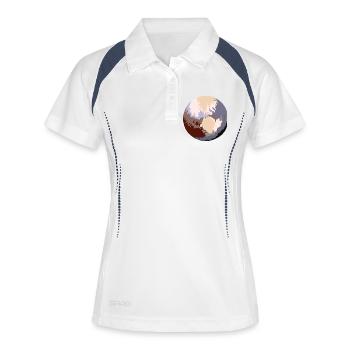 Pluto - dwarf planet - Women's Polo breathable - white/navy - Front
